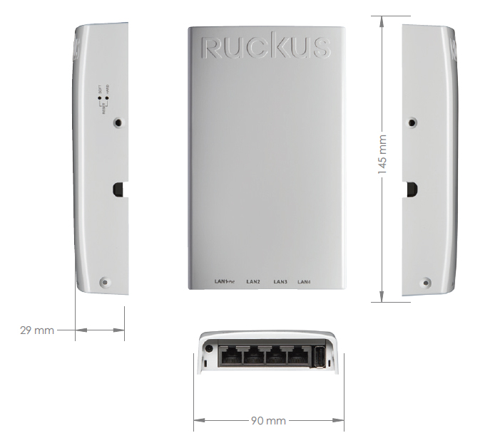 ZoneFlex H510 Size